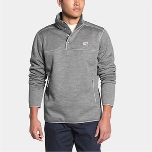 The North Face Size Small Men’s Charcoal Snap Pullover Sherpa‎ Lined